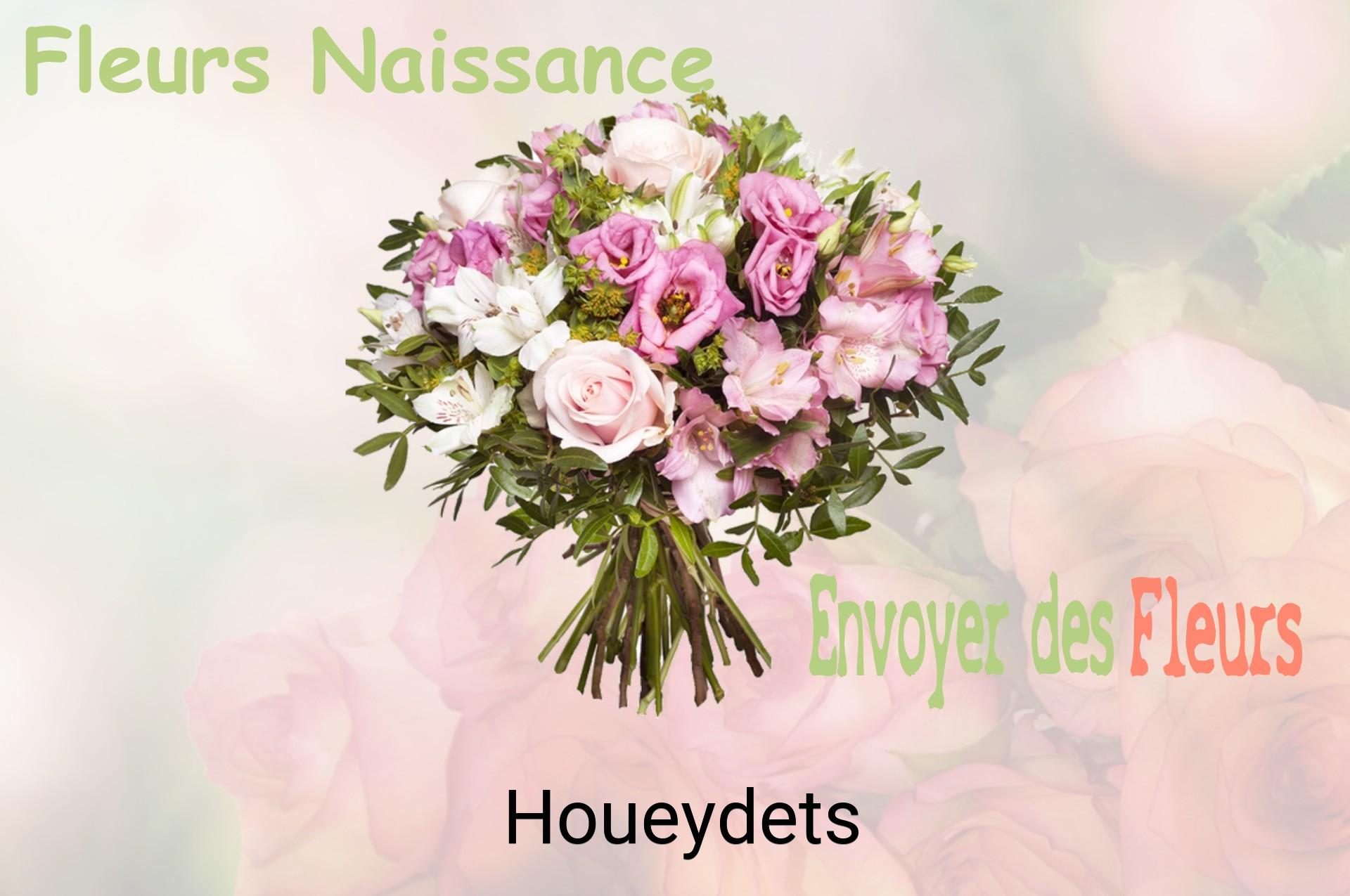 Bouquet de fleurs de naissance livré à Houeydets
